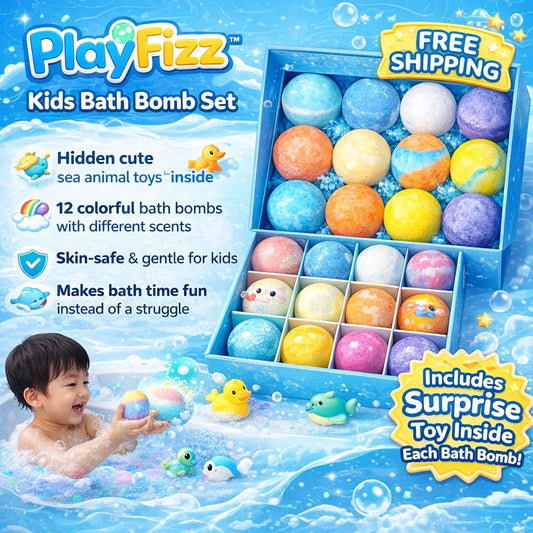thelightwow™ – Easter Surprise Bath Bombs WITH TOYS for KIDS