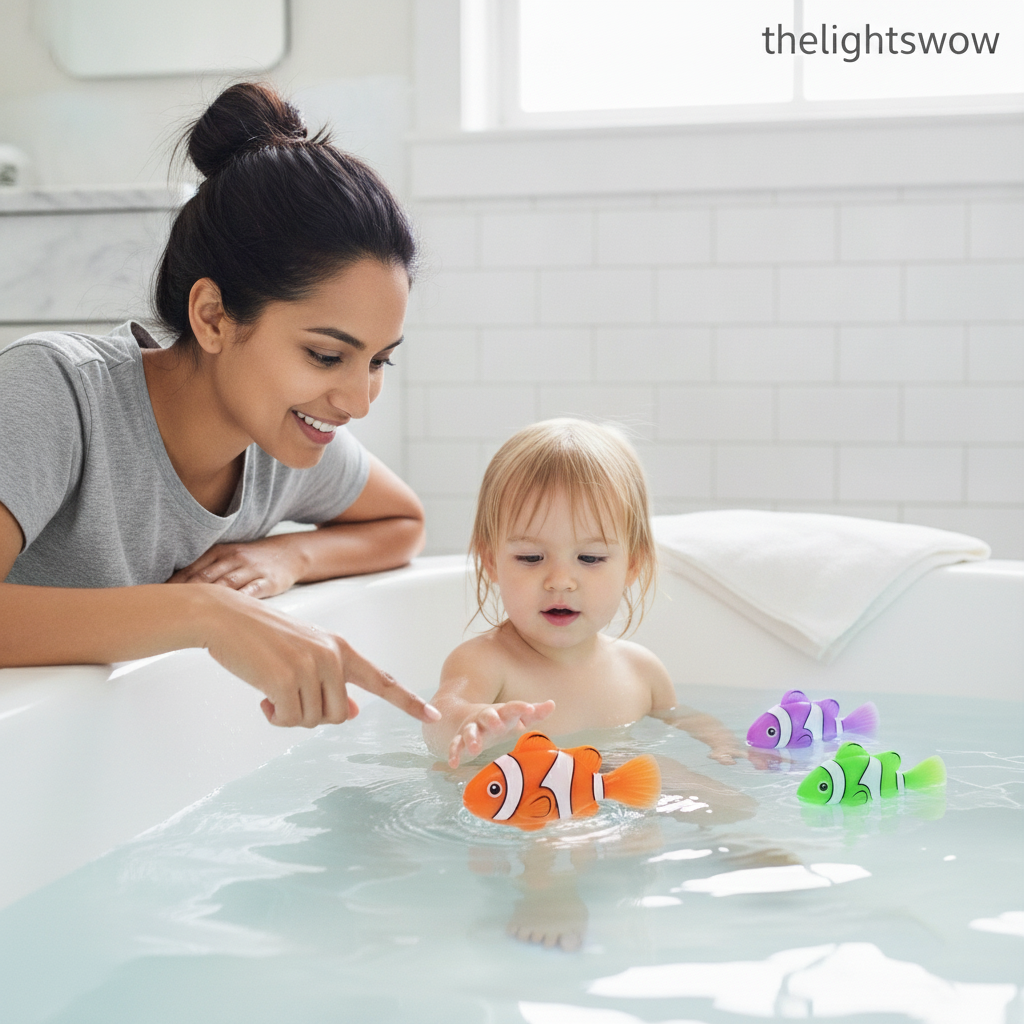 thelightswow™ fish bath toys