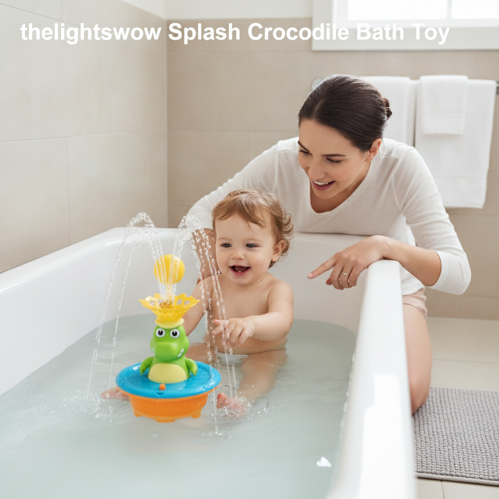 THELIGHTSWOW™ Splash Crocodile Bath Toy